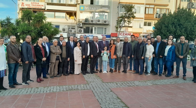 Müsavat Dervişoğlu'ndan İYİ Parti Aliağa Başkanlığına Ziyaret