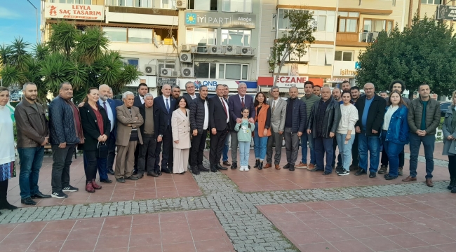 Müsavat Dervişoğlu'ndan İYİ Parti Aliağa Başkanlığına Ziyaret