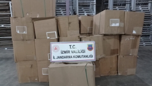 İzmir'de kaçak tütün operasyonu 