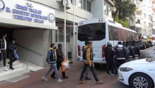İzmir'de organize ve mali suçlarla mücadele çerçevesinde 222 şüpheli tutuklandı
