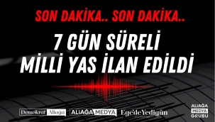 7 gün 'Milli Yas' ilan edildi