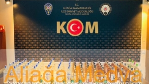 Bergama'da Gümrük Kacağı içki ele geçirildi