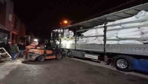 Menemen Belediyesinden deprem bölgesine çadır desteği