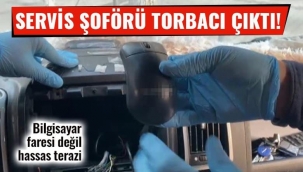 Okul servisi şoförü torbacı çıktı