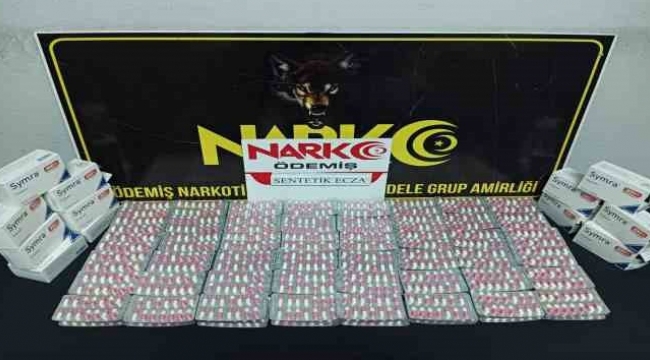 2 bin 800 adet sentetik ecza maddesi ele geçirildi