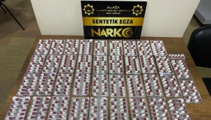 Aliağa'da 530 sentetik uyuşturucu hap ele geçirildi