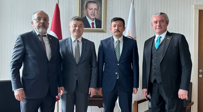 Bergama, Aliağa Ve Menemen Ticaret Odası Başkanları, "Milletvekili" Talebi İçin Ankara'da Hamza Dağ'ı Ziyaret Etti