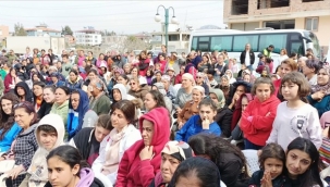 Çadır kentte 8 Mart kutlaması