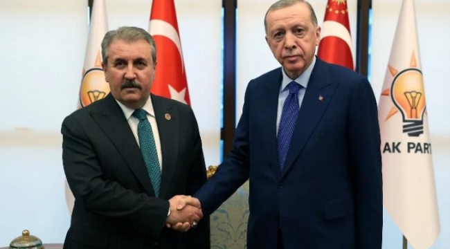 Erdoğan, Destici'yi kabul etti.. Destici'den 'Cumhur' mesajı