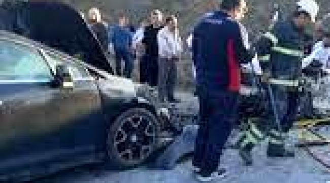 Gediz'de korkunç kaza: 1 ölü, 3 yaralı