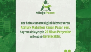 Cumartesi Günü Kurulan Halk Pazarı Arefe Günün'de Açılacak