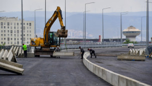 Buca Onat Tüneli'nin viyadük yolu 7 Mayıs'ta açılıyor