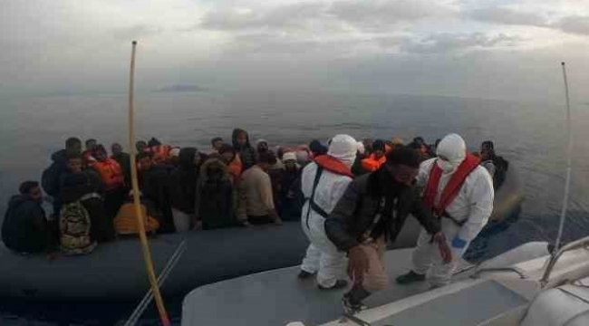 Ege'de Yunanistan'ın geri ittiği 88 göçmen kurtarıldı