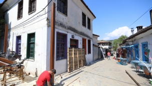 Şirince'de Tarihi Çarşıda Yenileme Çalışmaları Başladı 