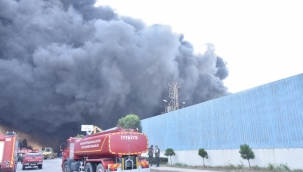 Büyükşehir, OSB'deki Yangının Söndürülmesi İçin Seferber Oldu