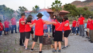 İzcilerden Asparan'da 'engelsiz' kamp keyfi