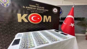 Piyasaya sahte dolar süren şüpheliler Aliağa'da yakalandı
