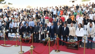 Yıldırm, Geleceğin denizcilerin mezuniyet törenine katıldı.