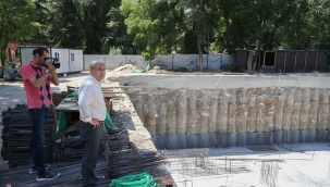 Başkan Alim Işık'tan kütüphane çalışmasına yakın takip