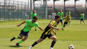 Aliağa FK, hazırlık maçında güldü