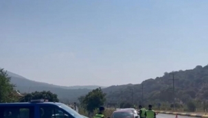 İzmir'de jandarmadan 'cayrokopter' ile trafik denetimi