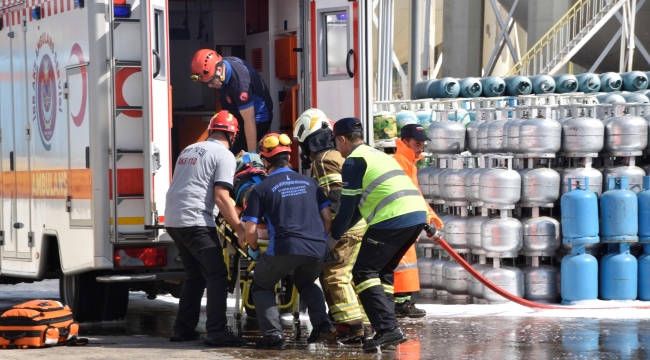 Aliağa'da nefes kesen tatbikat! Görüntüler film sahnelerini aratmadı