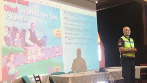 Aliağa'da öğrenci servis şoförlerine eğitim verildi