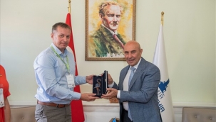 Başkan Tunç Soyer Ukrayna heyetini ağırladı