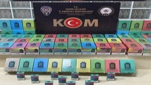 İzmir'de 9 ilçede 12 kaçakçılık operasyonu