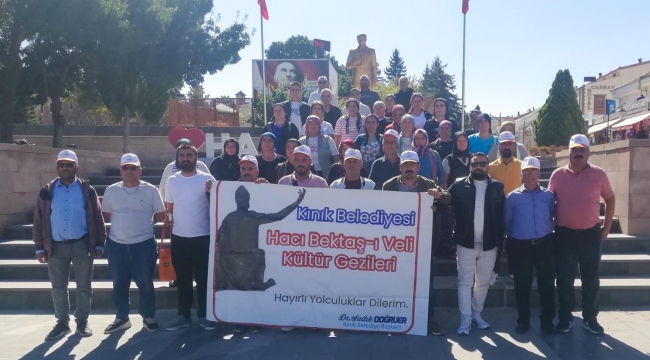 Kınık Belediyesi'nden vatandaşlara ücretsiz Hacı Bektaş-i Veli Gezisi