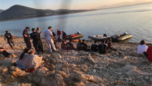 Tahtalı Barajı'nda helikopter kazası İZSU ve itfaiye ekipleri seferber oldu