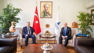 Vali Elban'dan Başkan Soyer'e iade-i ziyaret