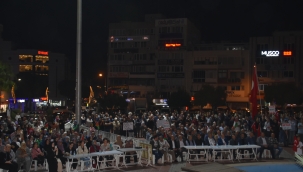 Aliağa'da " Soykırıma Hayır Filistin'e Destek, Siyonizme Lanet" mitingi yapıldı