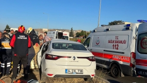 ALOSBİ Kavşağı'nda Kaza :3 Yaralı 