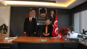 İlçe Emniyet Müdüründen MHP'ye ziyaret