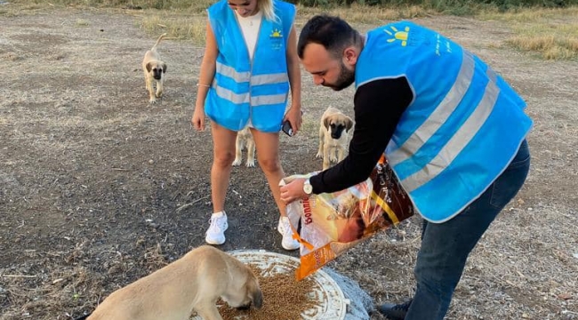 İYİ Parti Aliağa Teşkilatı'ndan örnek davranış. Can dostlar unutulmadı