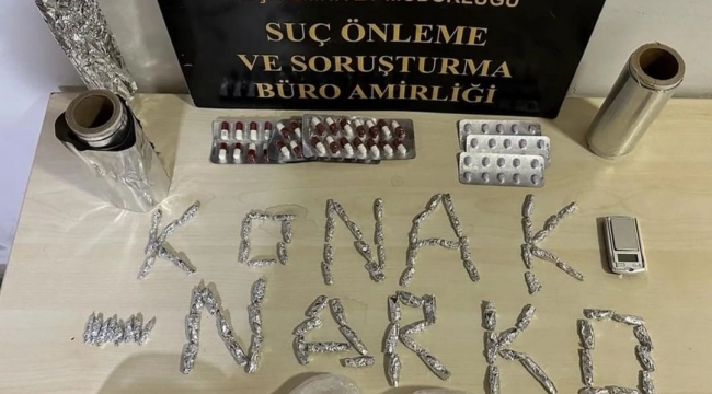 İzmir'de uyuşturucu operasyonunda 4 şüpheli tutuklandı