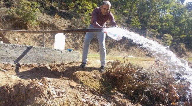 Manisa Alaşehir'de saniyede 15 litre verimli sondaj