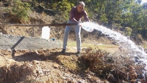 Manisa Alaşehir'de saniyede 15 litre verimli sondaj