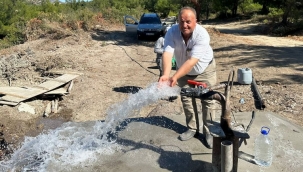Manisa Kırkağaç'ta 6 litre verimli sondaj
