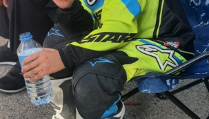 7 yaşındaki motosikletçi Yaman Ege Çağan' Birincilik Kupası kazandı 