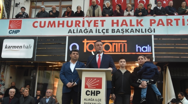 Aliağa CHP'de Aday Adayı Barış Eroğlu Rüzgârı. 