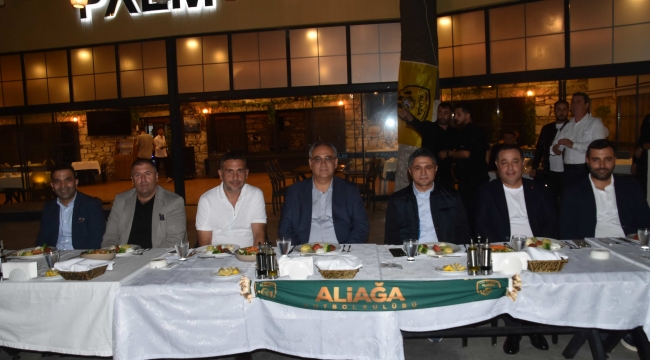 Aliağaspor FK 'da maç öncesi moral yemeği