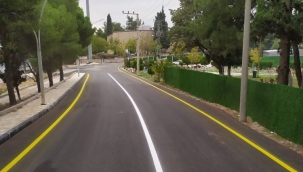 Manisa'da Ağlayan Kaya-Mevlevihane Yolu yenilendi