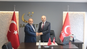 SP Sözcüsü ve Milletvekili Birol Aydın Aliağa ilçe başkanlığını ziyaret etti