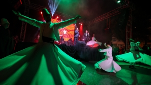 Bucalılar Mevlana'yı andı