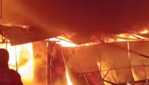 İzmir'de sabaha karşı korkutan yangın