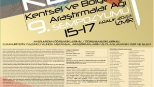 Kentsel ve Bölgesel Araştırmalar Ağı Sempozyumu "afet" temasıyla düzenlenecek