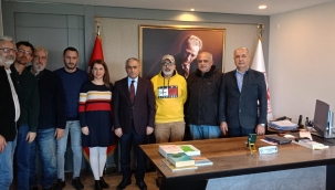 Yerel Basın'dan Kaymakam'a Ziyaret