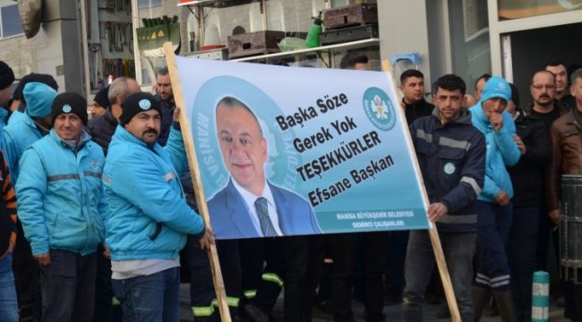 Manisa Büyükşehir'de maaş zammı sevinci